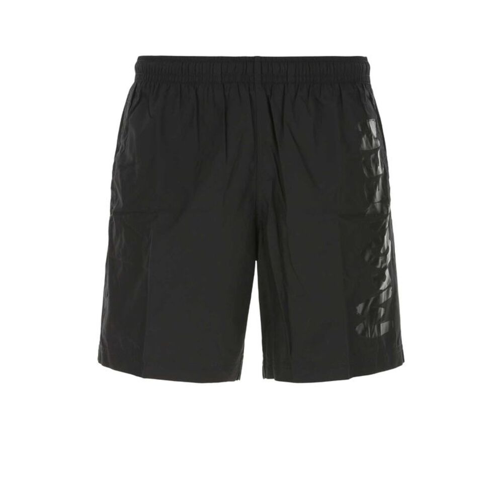 Alexander Mcqueen Men Black Nylon Swimming Shorts